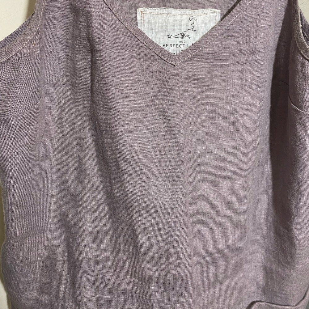 Not perfect linen, SORRENTO cami linen top. - Picture 8 of 8